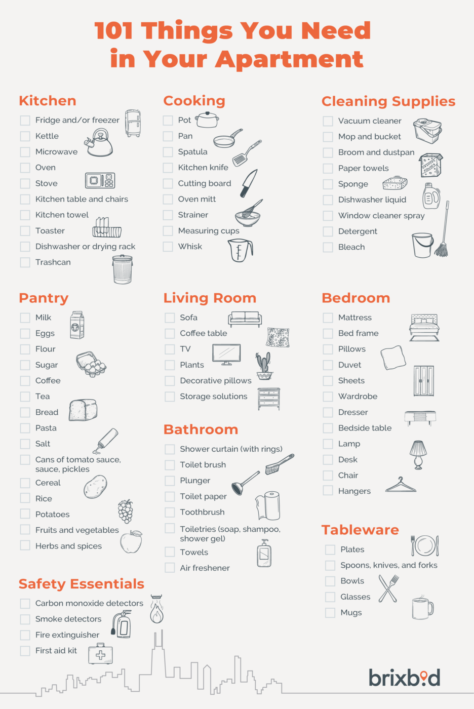 50 Things You Need For Your First House